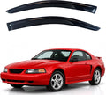 KPY Rain Guards Fit for 1994-2004 Ford Mustang, Out-Channel Window Visors Vent Wind Deflectors 2PC, Car Accessories for 94-04 Mustang