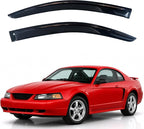 KPY Rain Guards Fit for 1994-2004 Ford Mustang, Out-Channel Window Visors Vent Wind Deflectors 2PC, Car Accessories for 94-04 Mustang