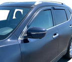 Rain Guards Window Visors for Nissan Rogue 2014-2020,Tape On Black Rain Deflectors for Car Windows, Weatherproof & Easy Installation, Fits S/SV/SL Trims,Truck Accessories-4pcs