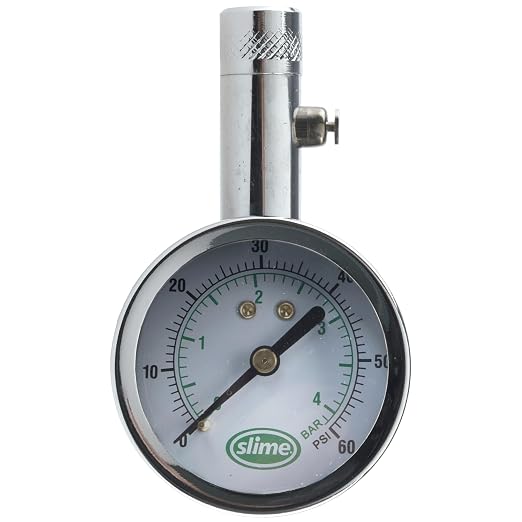 20049 Tire Pressure Gauge, Large Face Dial Analogue Gauge, 5-60 PSI