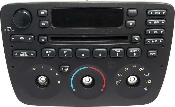 Ford Taurus 2005 2006 2007 AM FM CD Car Radio Fully Serviced with Warranty (Renewed)
