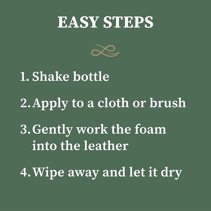 All Leather Cleaner, Naturally Derived Leather Care Cleaner with Aloe Vera, Great for Car Interiors, Boots, Furniture, Bags, Jackets and More, 16.9 fl oz
