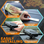Car Heater - 2026 New upgraded Portable Heater for Car 12V,Fast Heating Auto Defroster and Demister for Windshield,2 in 1 Heating and Cooling Fan for Car/Truck/SUV