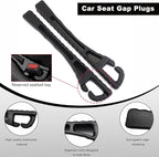 2PCS Car Seat Gap Filler Organizer, PU Leather Crevice Blocker Gap Plug Between Seat and Console, Universal Car SUV Truck Gap Organizer Stop Phone Wallet Keys from Dropping