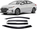 Window Visors Rain Guards Deflector 4 Piece Set for 2017-2020 Hyundai Elantra 94408