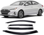 Window Visors Rain Guards Deflector 4 Piece Set for 2017-2020 Hyundai Elantra 94408