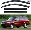 Window Visors Rain Guards Shield for Honda Pilot 2003-2008, Out-Channel Window Vent Wind Deflectors Visors Shades for 03-08 Pilot