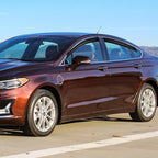 Window Rain Guards Visors for 2013 2014 2015 2016 2017 2018 2019 2020 Ford Fusion, Window Vent Wind Shades Deflectors Shield for 13-20 Fusion