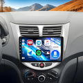 8-Core 6+128GB Car Radio Stereo for Hyundai Accent Verna Solaris 2012-2016 Android 15 CarPlay Android Auto 9" 1280*720 Touch Screen Head Unit with Bluetooth 5.0 DSP 32EQ GPS FM Backup Camera