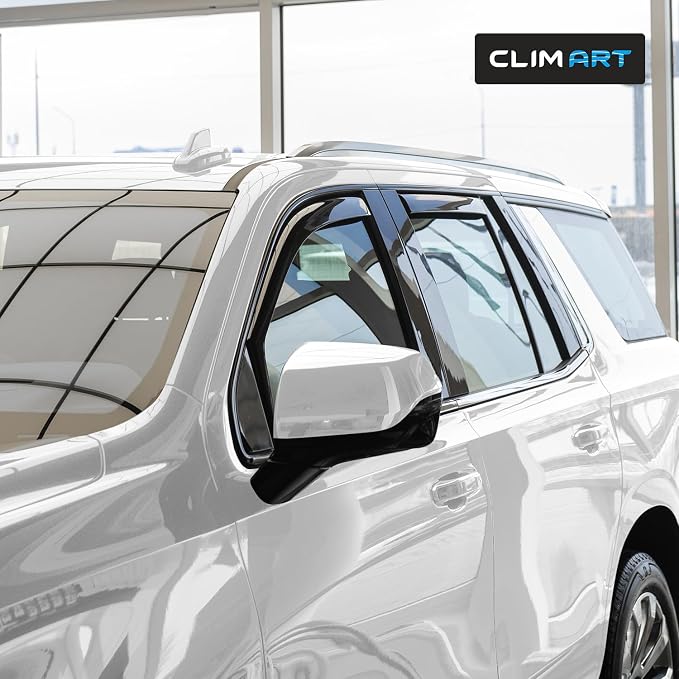 in-Channel Incredibly Durable Rain Guards for GMC Yukon 2021-2026, Original Window Deflectors, Vent Window Visors, Vent Deflector, 4 pcs. - 621188