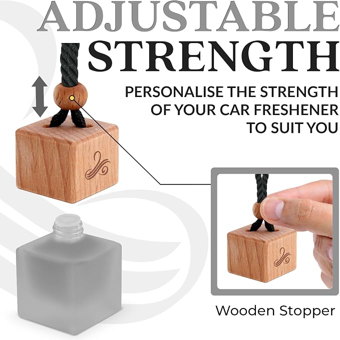 Invcturs Inspired Gift Set Car Air Freshener for Men | Car Air Freshener with Vent Clip 38ml Gift Set | Odor Eliminator | Marine Citrus, Warm Woods, Grapefruit | Automotive Perfume Diffuser by