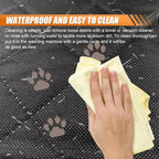 Car Back Seat Cover for Dog, Waterproof Nonslip Car Seat Protector for Pet Kids, Pet Bench Backseat Cover for Cars SUVs Trucks, 53"