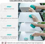 Car Cleaning Gel 2Pack Car Clean Putty, Universal Car Interior Cleaner Slime, Perfect Keyboard Cleaning Kit Supplies, Auto Detailing Tools Accessories, Dust Remover Gifts for Men Women