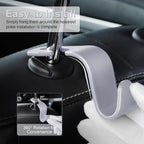 Car Seat Headrest Hook, Car Headrest Hidden Hook, 4 Pack Universal Auto Car Back Seat Hook Organizer for Purse Coat, Car Interior Accessories (Gray)