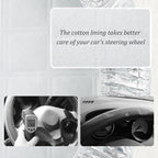 Car Steering Wheel Cover Sun Shade,Car Wheel Cover with Aluminum Film and Cotton Lining for Steeringwheel Sun Protection,Universal Maximum 15.75" Truck Steering Wheels Covers