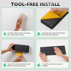 Garage Wall Protector, 4 Pack Garage Car Door Protector Bumper Guard for Car Doors Anti-Collision Self Adhesive EVA Foam for Warehouse Parking Assist