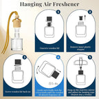 Car Air Fresheners, Inspired by Hilton Hotel, 2 Packs | Hanging Car Aroma Diffuser, Rearview Mirror Accessory