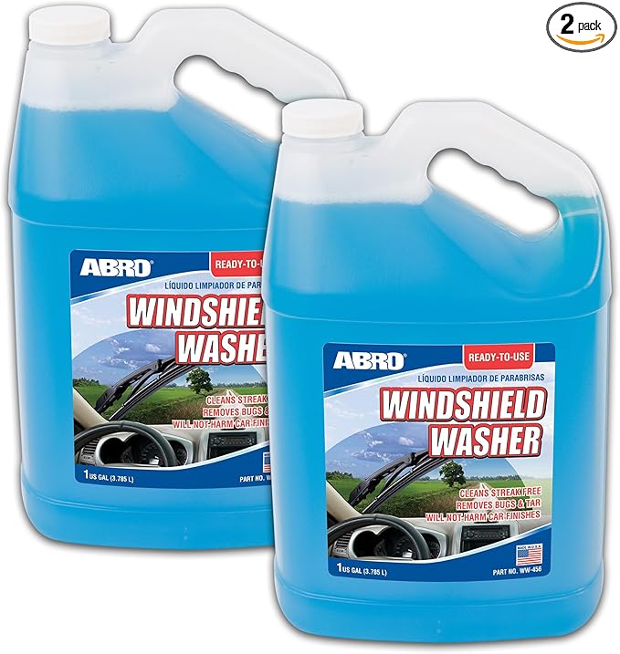 Car Windshield Cleaner Ready to Use Formula - 1 Gallon, Pre-Mixed, Delivers Streak-Free Cleanliness, Removes Bugs & Tar