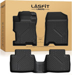 Floor Mats for Honda Accord Sedan 2008-2012, All Weather Waterproof Anti-Slip Odorless Custom Fit TPE Floor Liners 1st & 2nd Row, Black (Not for Coupe)