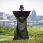 Prints Athletic Running Towel, Full-Sized, Car Seat Cover - Moisture Wicking (Midnight Mile)