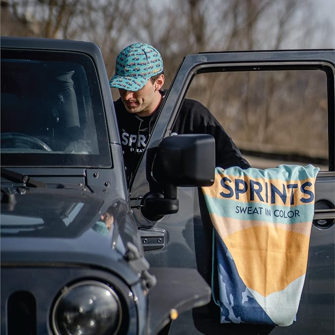 Athletic Running Towel, Full-Sized, Car Seat Cover - Moisture Wicking (Sasquatch)