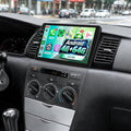 5Ghz WiFi 8Core 4G+64G Android 15 Car Radio for Toyota Corolla EX 2005-2012 Car Stereo with Wireless Carplay Android Auto, 9 Inch HD Touchscreen with GPS Bluetooth5.0 FM/RDS EQ SWC Backup Camera