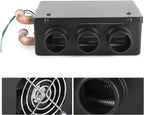 Car Heater, 12V 50W Fast Heating Defroster Demister 3 Hole Portable Automobile Defrost Defogger De for Auto Car Vehicle Truck