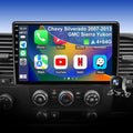 4+64GB 5GWiFi6 Upgrade Car Radio for Chevy Silverado 1500 GMC Sierra 1500 2007-2013, Tahoe Yukon 2007-2014, Equinox Acadia Savana 10" Touch Screen Stereo, Wireless Carplay Android Auto Camera GPS FM
