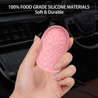 ME.FAN Car Coasters for Cup Holders [4 Pack] - 2.75In Silicone Auto Mug Mats - Universal Non-Slip Recessed Car Interior AccessoriesPink