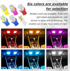 24PCS LED Interior Car Lights, T10 31mm 41mm Dome Bulb Kit, White | 194 168 2825 DE3175 578 sockets, alloy PCB, output for map trunk license tag, plug in, automotive accessories