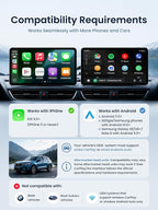 Magic AI Box, Wireless CarPlay/Android Auto Adapter, Car Video Box Supports for Netflix/YouTube/TikTok/TF Card, DriveChat AI Smart Box with GPS/Dual Bluetooth