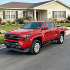 2024 2025 2026 Smoke in-Channel Rain Guards Window Visors Compatible with Toyota Tacoma Double Cab, Window Deflectors Vent Deflector Sun Shade Pickup Truck Accessories 4G Tacoma