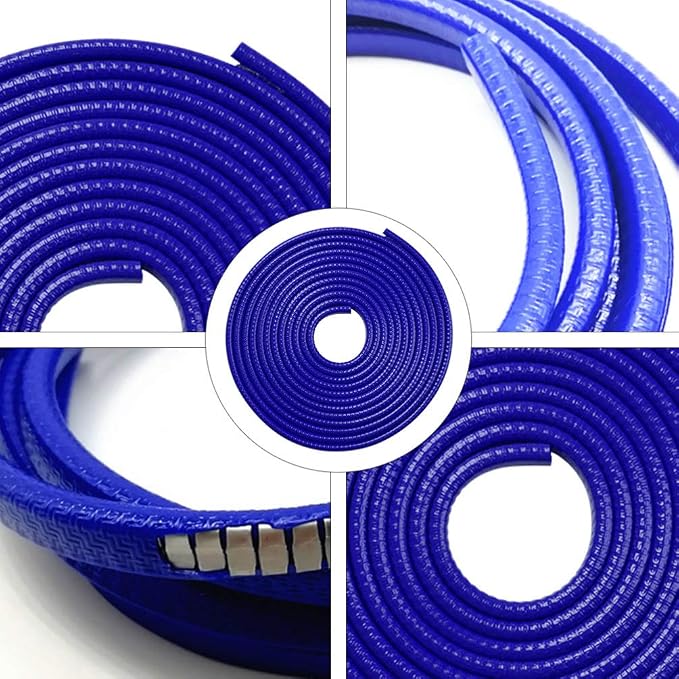 Car Door Edge Guards Rubber U Shape Edge Trim Seal Strips Protector Car Door Edge Protection for Car Auto Vehicle 10M