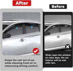 Altima Rain Guards - Window Visors for Nissan Altima 2019-2025 2026,Outside-Mount Tape-On Side Window Wind Deflectors for Altima Accessories,Vent Visors Shades Rainproof 4PCS