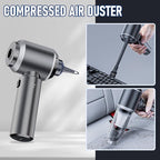 Car Vacuum Portable Cordless 20000PA High Power 4-in-1 Compressed Air Duster & Air Blower & Pump Hand Held Vacuum with Brushless Motor for Car, Home, Office,Camping Ideal Gifts for Men & Women