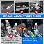 Cup Holder Inserts for Chevy/Chevrolet Equinox 2018 2019 2020 2021 2022 2023 2024 Accessories Center Console Water Cup Holder