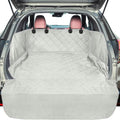 SUV Cargo Liner for Dogs with Side Flaps, Large (54" x 93") Water Resistant Trunk Cover, Non-Slip Pet Area Protector with Bumper Flap, Universal Fit for SUVs Sedans Vans, Gray