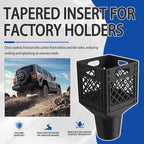 Car Cup Holder Expander for Half-Gallon Juice & Milk,Classic Milk Crate Cup Holder Adapter with Lattice Frame,Anti-Spill Square Cups Holders Insert for Car SUV Truck Interior
