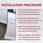 16FT (5M) Car Door Edge Protector, Universal U Shape Trim Molding Rubber Seal Protector with Fits Most Cars (Black)