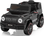 Licensed Mercedes-Benz G63 Car for Kids, 12V 7AH Ride on Car w/Parent Remote Control, LED Headlights, Music Player & Horn, Soft Start, Low Battery Prompt, Kids Electric Car, Black