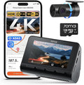 4K Dash Cam Front and Rear, Built in Wi-Fi 6 & GPS Car Camera, Super Night Vision, ADAS, 3'' IPS Screen, 24H Parking Mode, Time-Lapse, Loop Recording, with 128GB Card (A800SE)