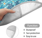 Sea Turtle Flower Steering Wheel Cover Protector for Blocking Sun & Heat Car Steering Wheel Cover Sun Shade Universal Car Accessories for Cars Truck SUV