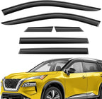 Extra Durable Window Deflectors Tape-On Window Visors Rain Guards Fit for Nissan Rogue 2021-2026, Sun Visors, Wind Vent for Shades, Exterior Car Accessories - 6pcs. AG0528