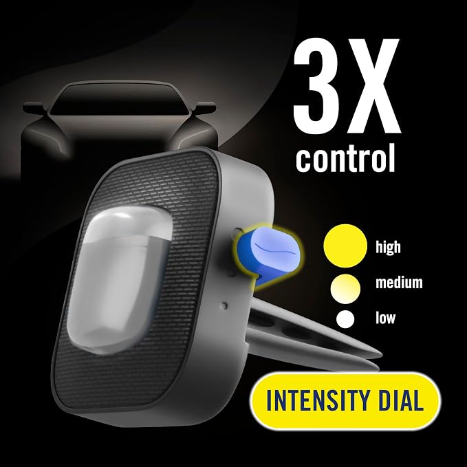 AUTO Air Freshener, Odor-Fighting Automotive Vent Clip, Noir Scent, 8 Count
