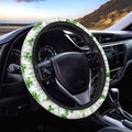 Sports Style Car Steering Wheel Cover St.Patrick's Day Shamrock Green Pattern Vehicle Wheel Protector Auto Wheel Cover Steering Wheels Accessories Universal Fit Car Truck Van SUV