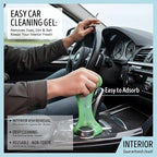 MysticHome for Car Cleaning Gel 160g,Reusable Cleaning Putty for Interior Detailing PC Keyboard, Car Cleaning Supplies, Auto Detailing Tools, Car Slime for Dust Removal, Cleaning Kit Green 5.0 OZ