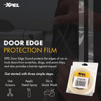 Door Edge Guard Protection Film Roll, 1/2" x 100' - Car or Truck Doors, Protective Barrier Against Minor Scratches, Paint Chips, Door Edge Impact, and Dings - Prevents Damage and Possible Rust