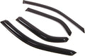 WD2-001RM Dark Smoke 4 Pcs Set Window Visor (Outside Mount) Deflector Rain Guard Compatible with 2001-2006 Acura MDX