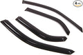 Outside Mount Window Vent Visors Rain Guards Compatible with Acura MDX 2001-2006 | Side Window Wind Deflectors Rain Shields | Smoke Tinted, 4 Pcs Set, DGWV-001