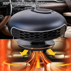 Car Heater, 12V 180W Portable Windshield Defogger and Defroster, 2 in1 Fast Car Heater Defroster Plugs in Cigarette Lighter,Auto Heater for Car With Scution Holder